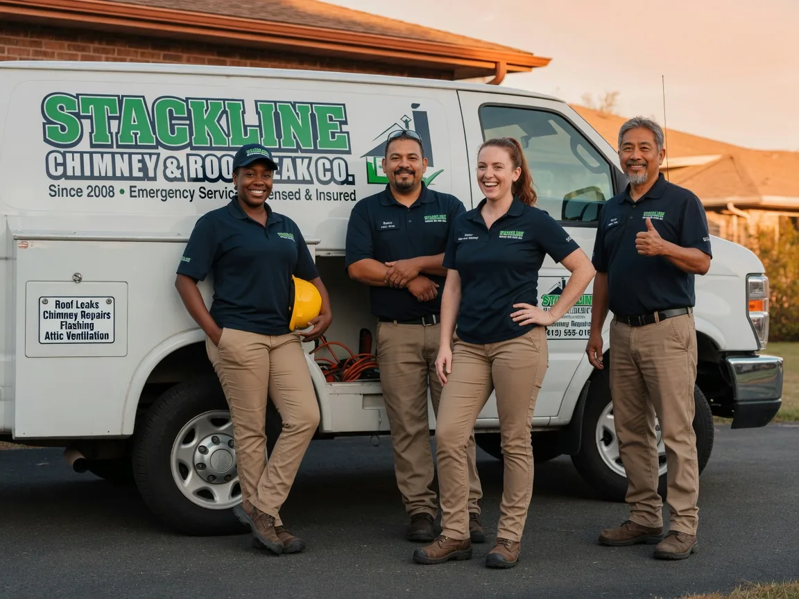 Chimney flashing repair company in Williston, ND